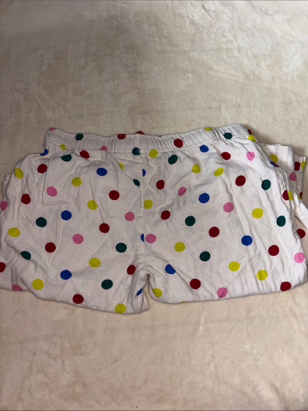 Lot Two-Pack Women’s Pajama Pants - Green Plaid & White Multi-Polka Dot SZ S - Picture 9 of 9